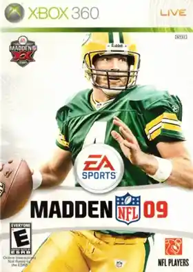 Madden NFL 09 (USA) box cover front